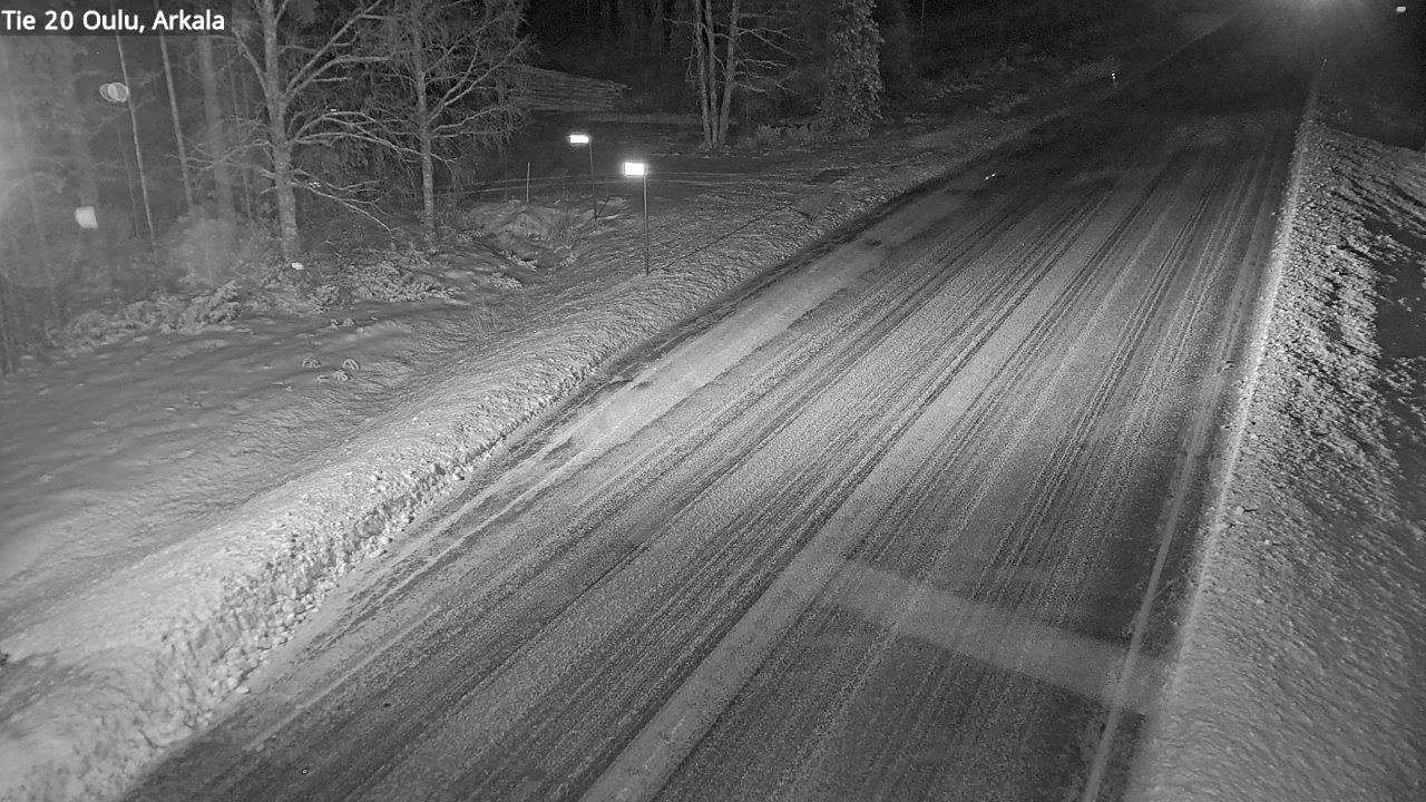 Weather Camera Image Väg 20 Oulu, Arkala, Oulu, Pohjois-Pohjanmaa