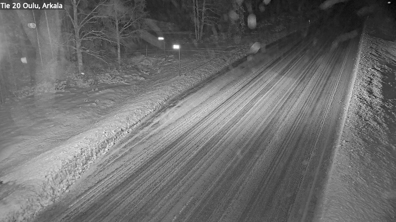 Weather Camera Image Väg 20 Oulu, Arkala, Oulu, Pohjois-Pohjanmaa