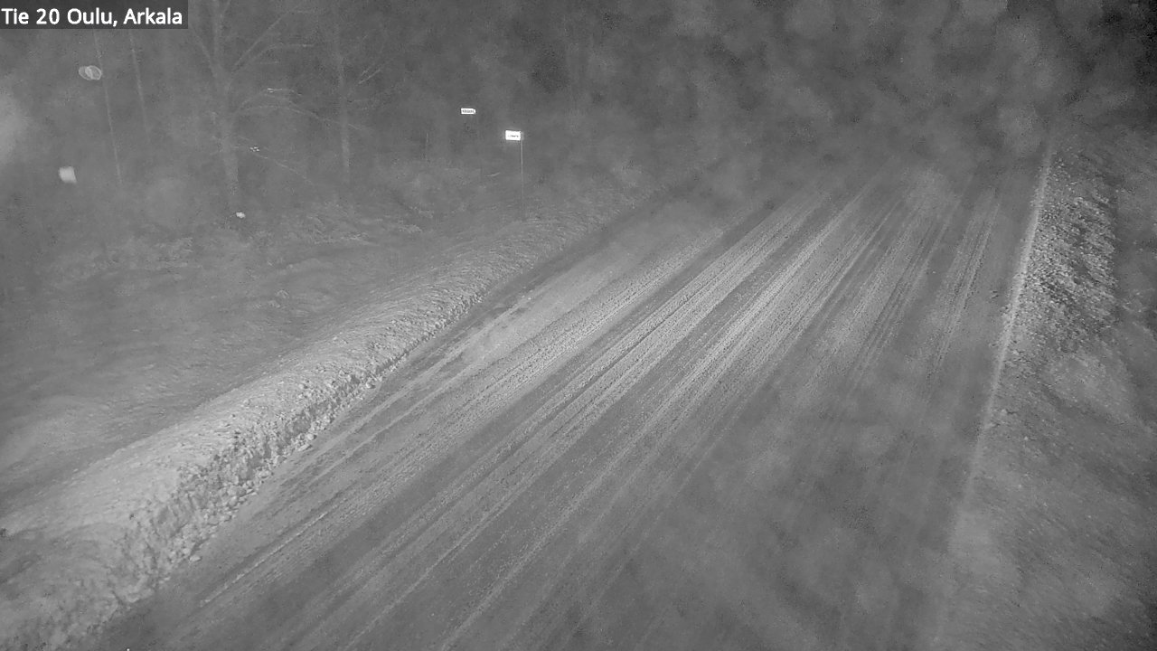 Weather Camera Image Väg 20 Oulu, Arkala, Oulu, Pohjois-Pohjanmaa