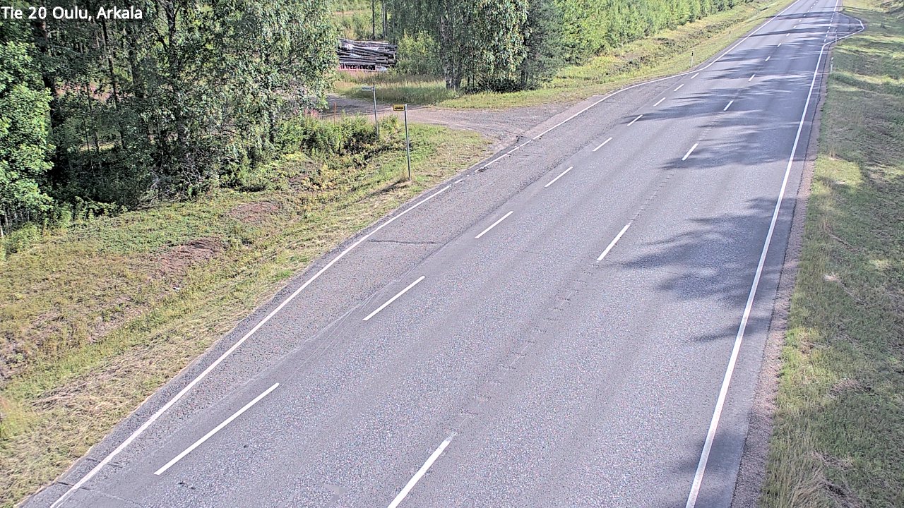 Weather Camera Image Road 20 Oulu, Arkala, Oulu, Pohjois-Pohjanmaa
