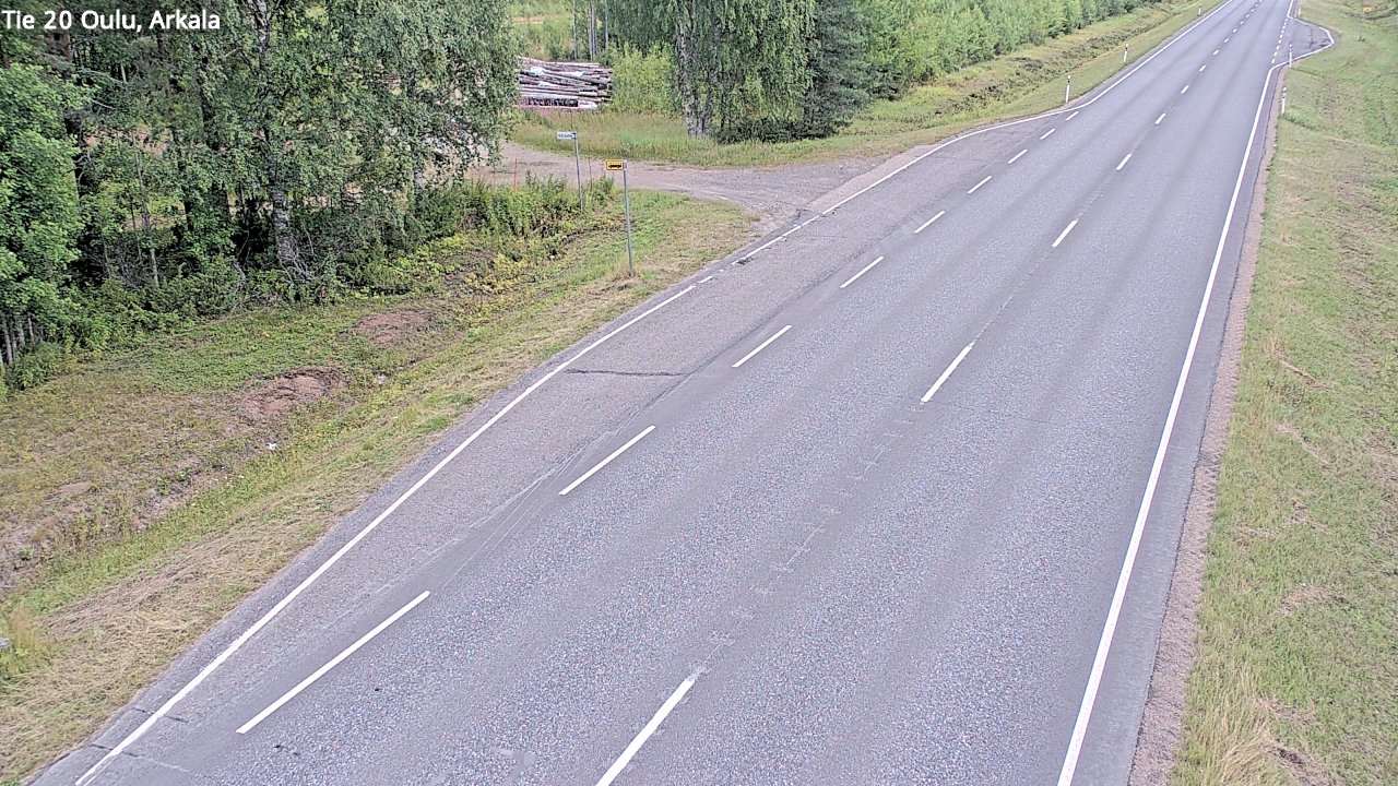 Weather Camera Image Road 20 Oulu, Arkala, Oulu, Pohjois-Pohjanmaa