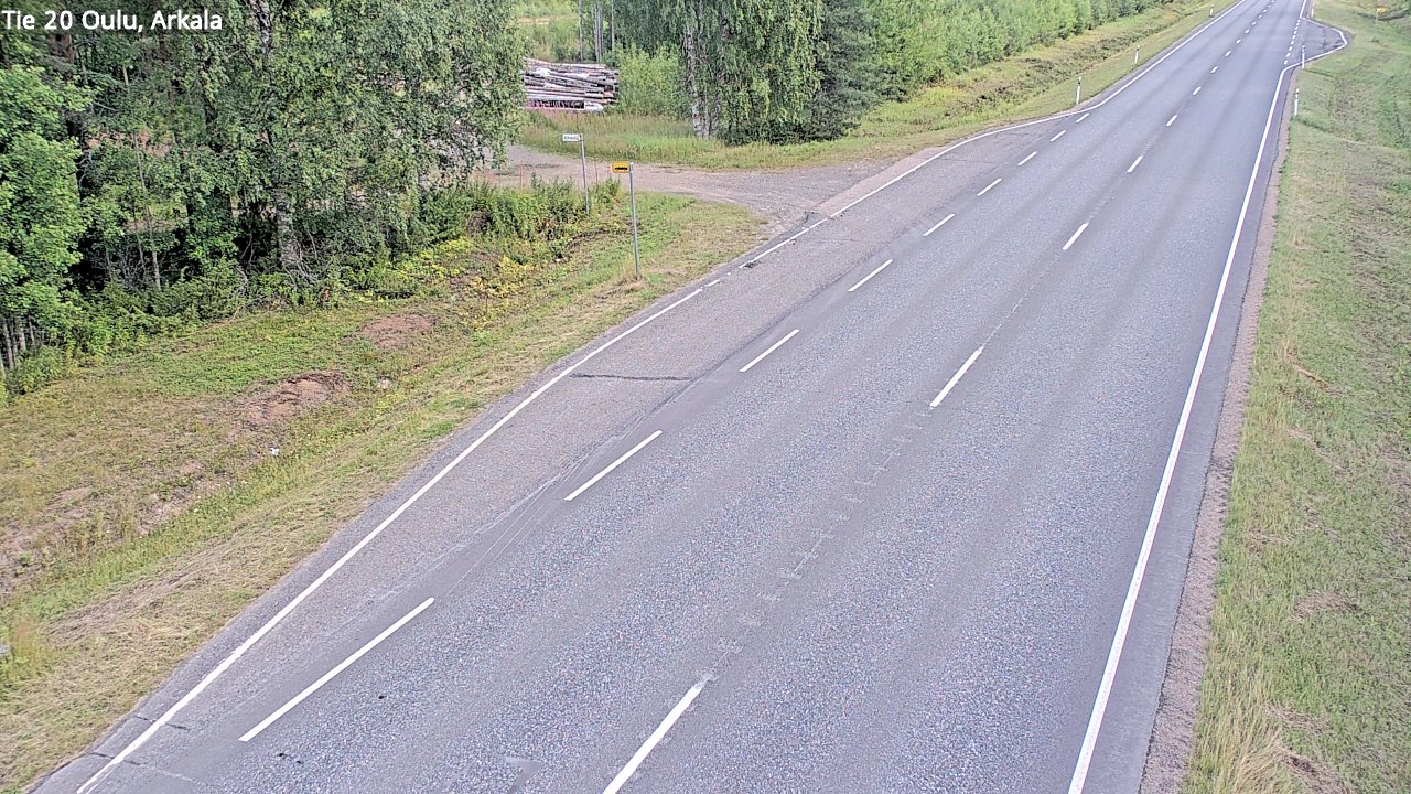 Weather Camera Image Road 20 Oulu, Arkala, Oulu, Pohjois-Pohjanmaa