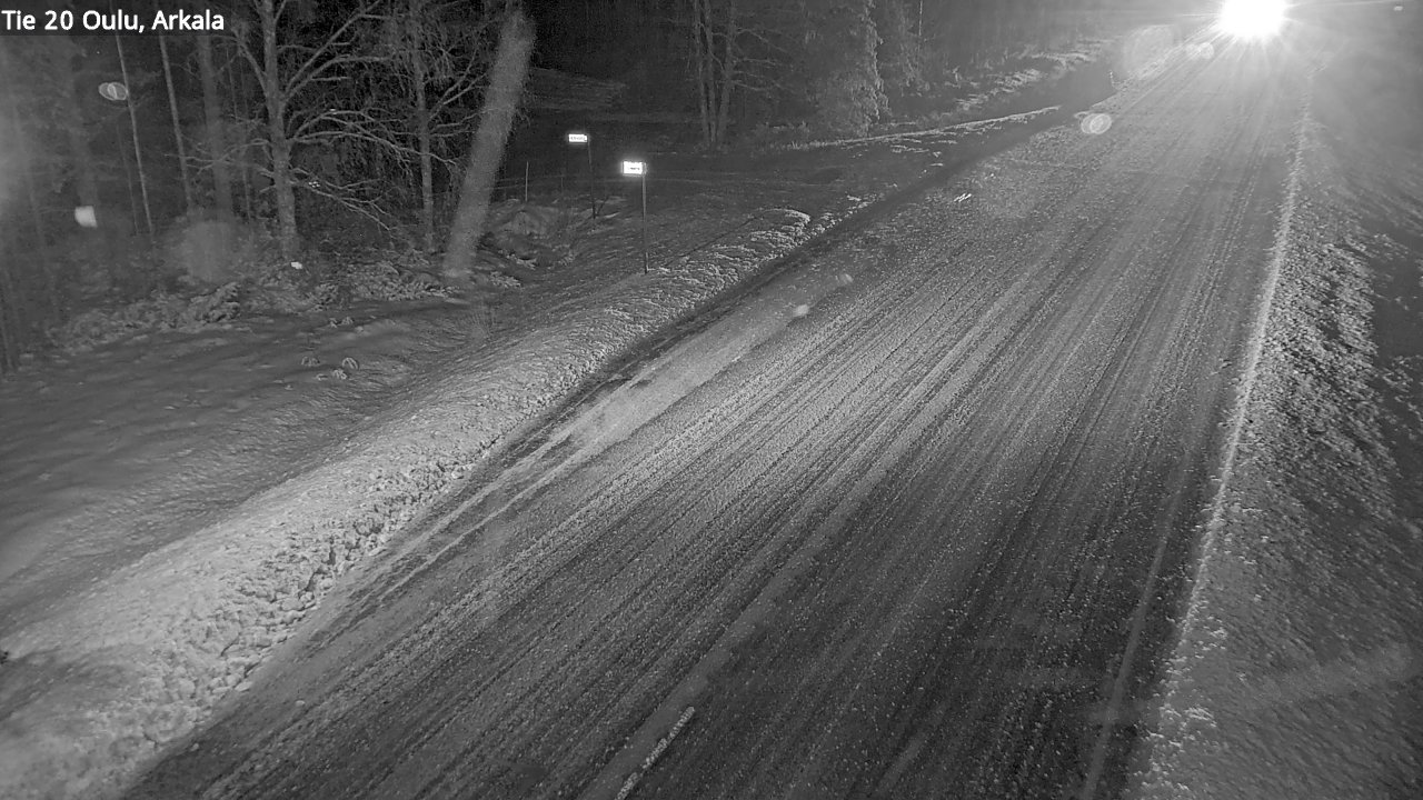 Weather Camera Image Väg 20 Oulu, Arkala, Oulu, Pohjois-Pohjanmaa