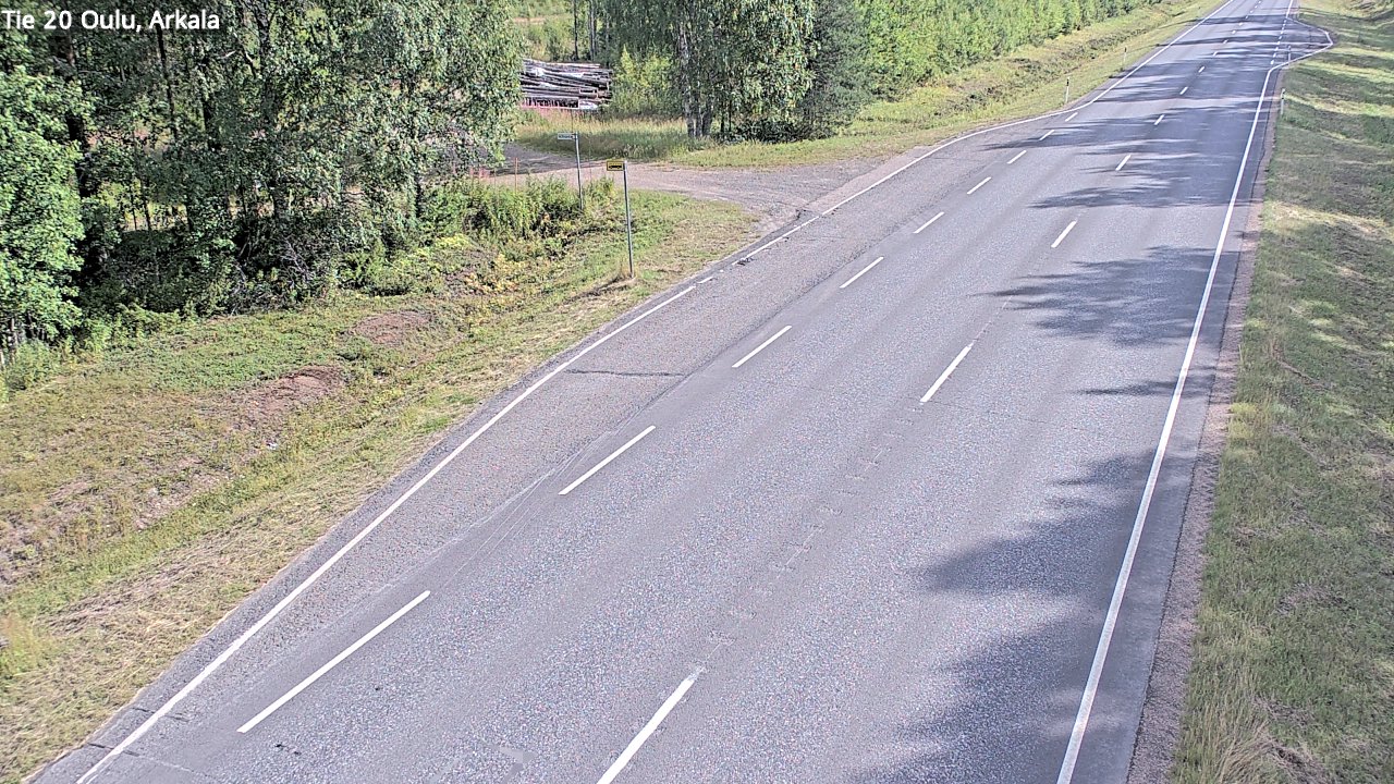 Weather Camera Image Road 20 Oulu, Arkala, Oulu, Pohjois-Pohjanmaa