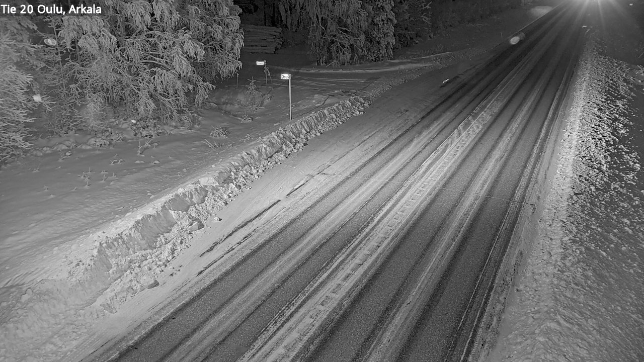 Weather Camera Image Road 20 Oulu, Arkala, Oulu, Pohjois-Pohjanmaa