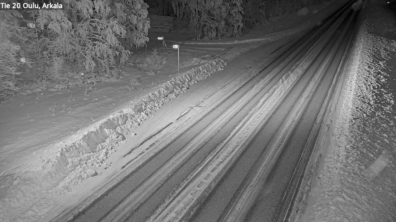 Weather Camera Image Road 20 Oulu, Arkala, Oulu, Pohjois-Pohjanmaa