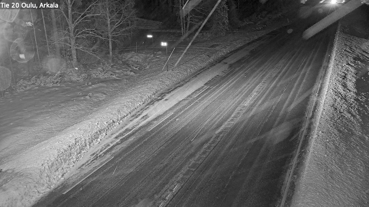 Weather Camera Image Väg 20 Oulu, Arkala, Oulu, Pohjois-Pohjanmaa