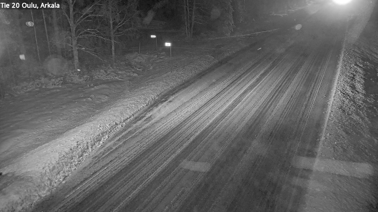 Weather Camera Image Väg 20 Oulu, Arkala, Oulu, Pohjois-Pohjanmaa
