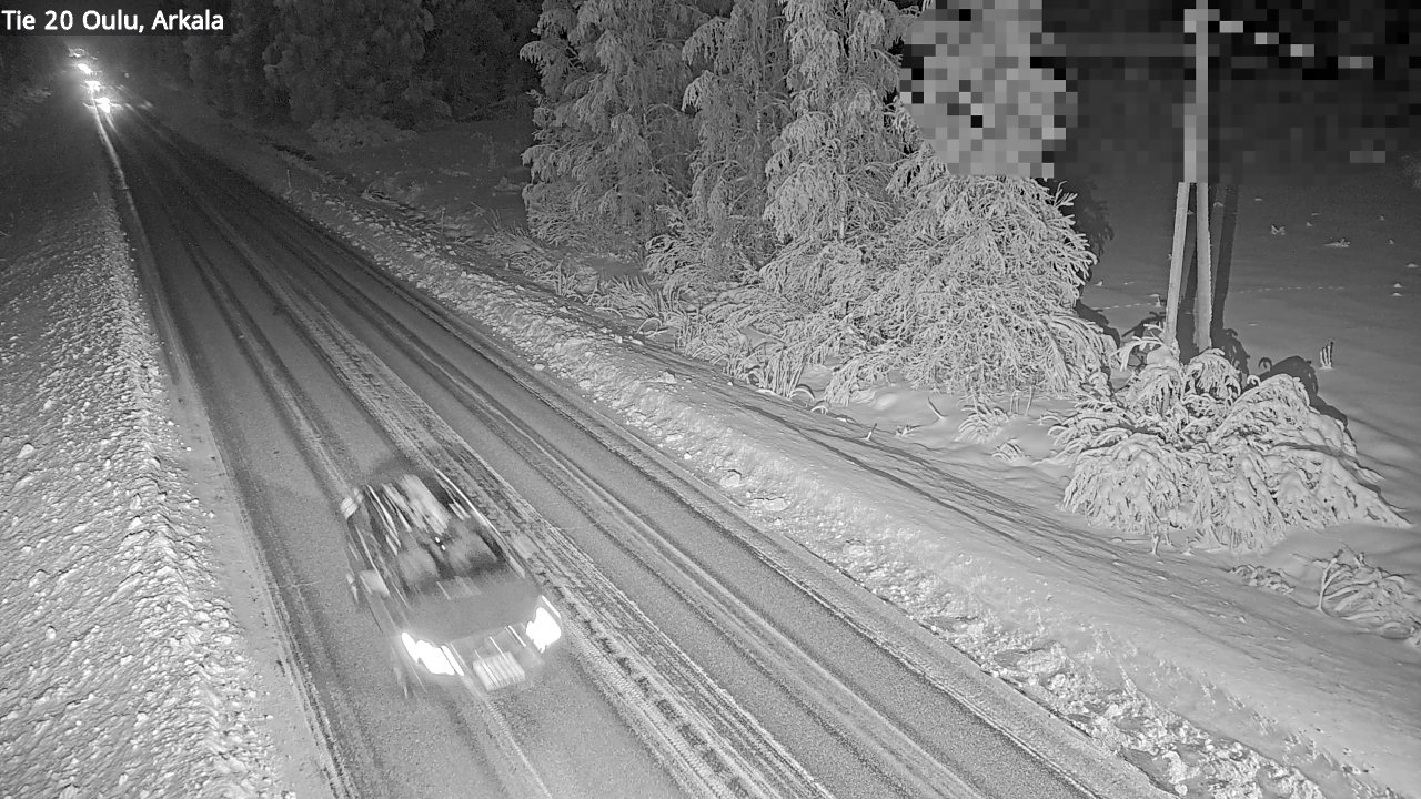 Weather Camera Image Road 20 Oulu, Arkala, Oulu, Pohjois-Pohjanmaa