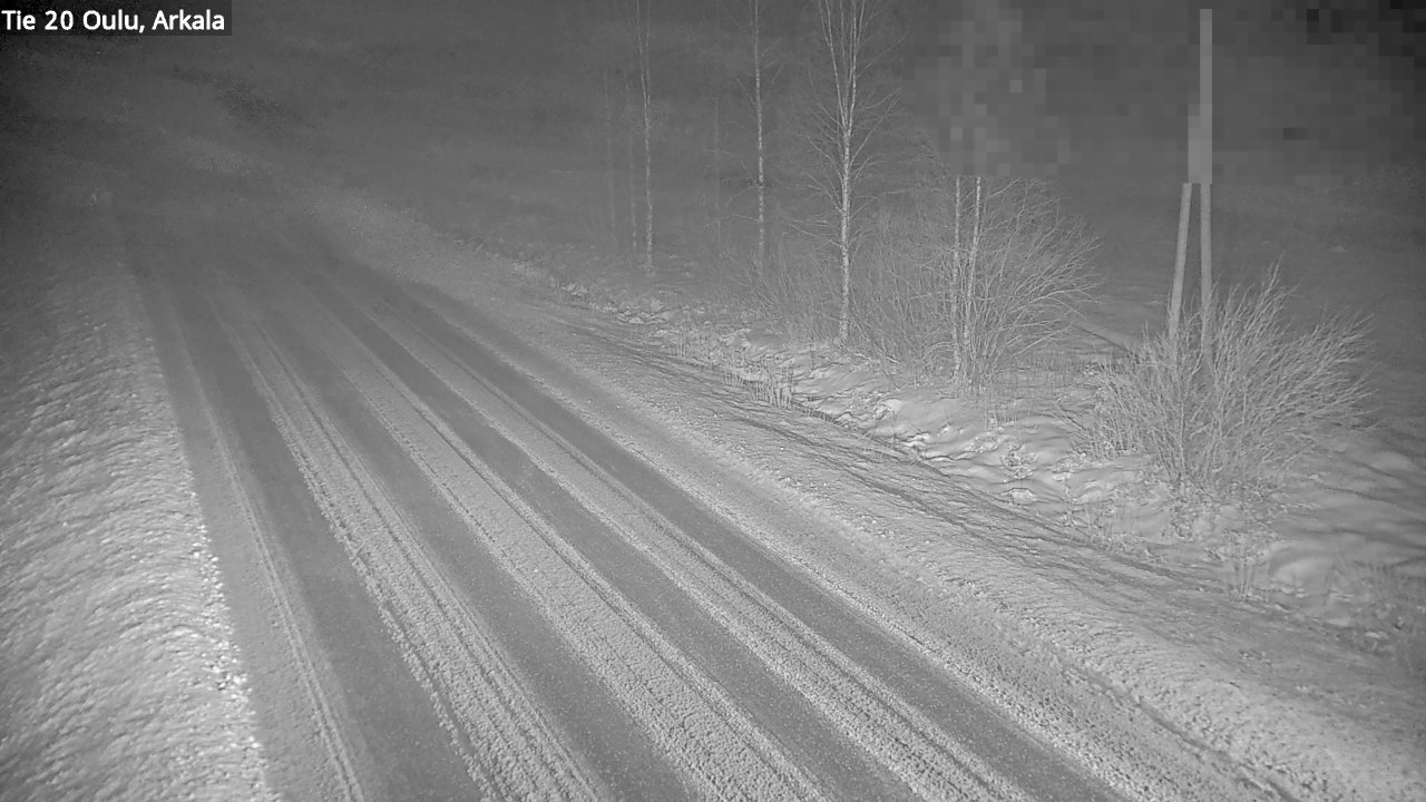 Weather Camera Image Road 20 Oulu, Arkala, Oulu, Pohjois-Pohjanmaa