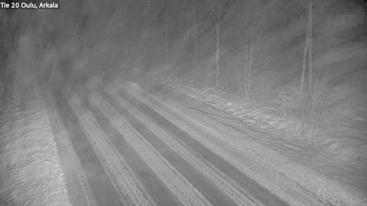 Weather Camera Image Road 20 Oulu, Arkala, Oulu, Pohjois-Pohjanmaa