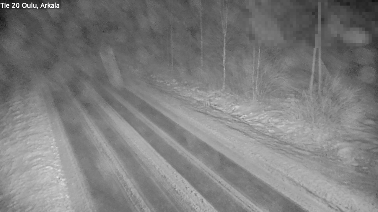 Weather Camera Image Väg 20 Oulu, Arkala, Oulu, Pohjois-Pohjanmaa