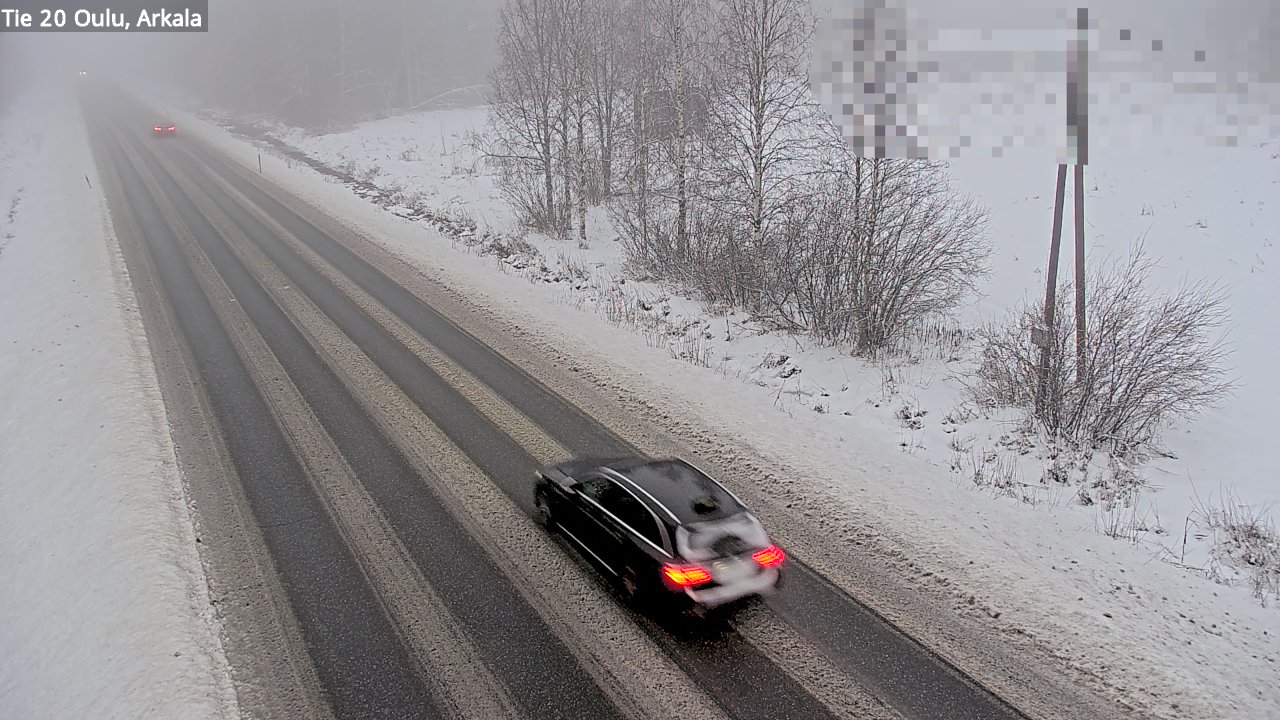 Weather Camera Image Road 20 Oulu, Arkala, Oulu, Pohjois-Pohjanmaa