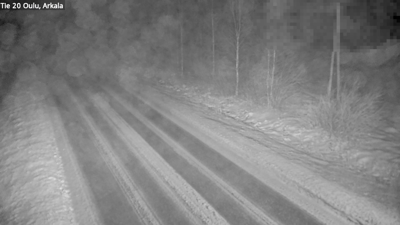 Weather Camera Image Väg 20 Oulu, Arkala, Oulu, Pohjois-Pohjanmaa