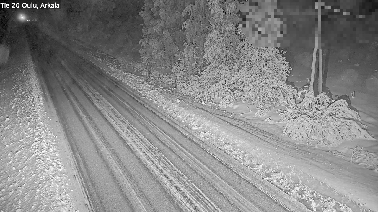 Weather Camera Image Road 20 Oulu, Arkala, Oulu, Pohjois-Pohjanmaa