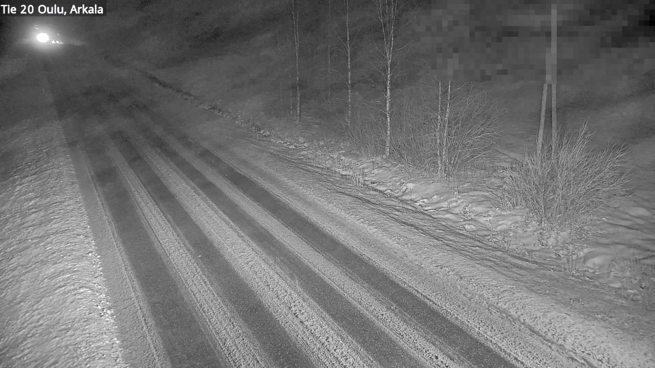 Weather Camera Image Road 20 Oulu, Arkala, Oulu, Pohjois-Pohjanmaa