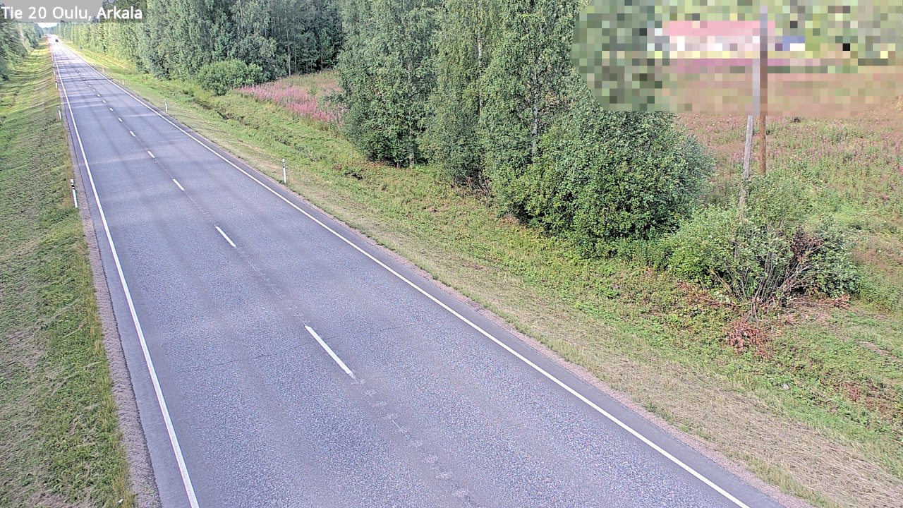 Weather Camera Image Road 20 Oulu, Arkala, Oulu, Pohjois-Pohjanmaa