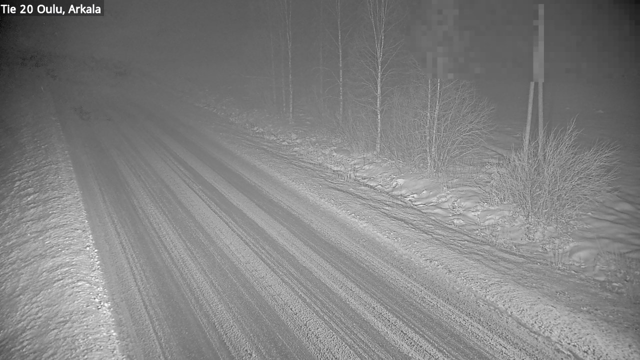 Weather Camera Image Road 20 Oulu, Arkala, Oulu, Pohjois-Pohjanmaa