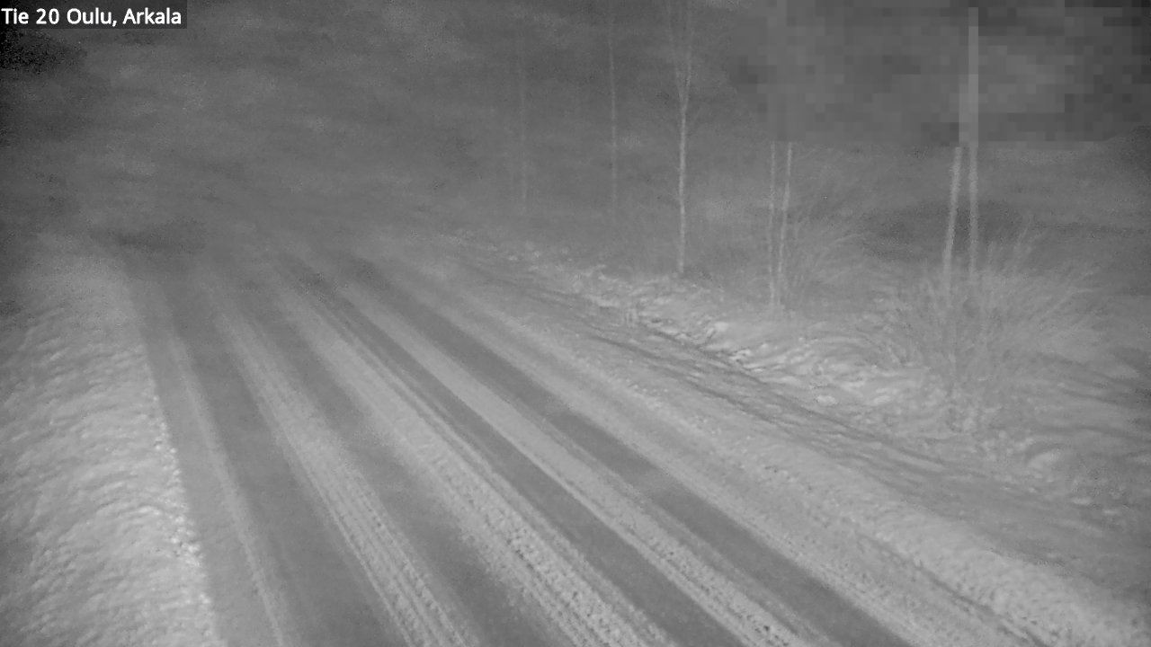 Weather Camera Image Road 20 Oulu, Arkala, Oulu, Pohjois-Pohjanmaa
