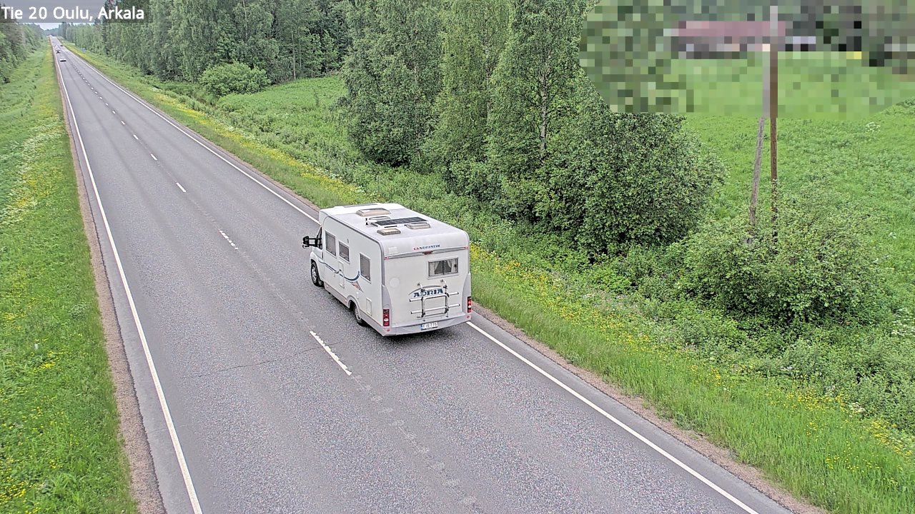 Kelikamerat Kuva Tie 20 Oulu, Arkala, Oulu, Pohjois-Pohjanmaa