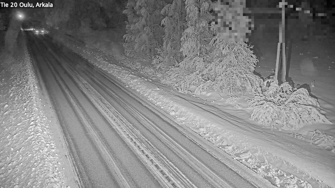 Weather Camera Image Road 20 Oulu, Arkala, Oulu, Pohjois-Pohjanmaa