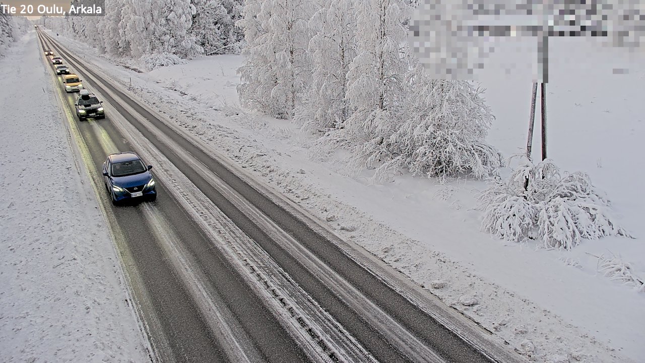 Weather Camera Image Road 20 Oulu, Arkala, Oulu, Pohjois-Pohjanmaa