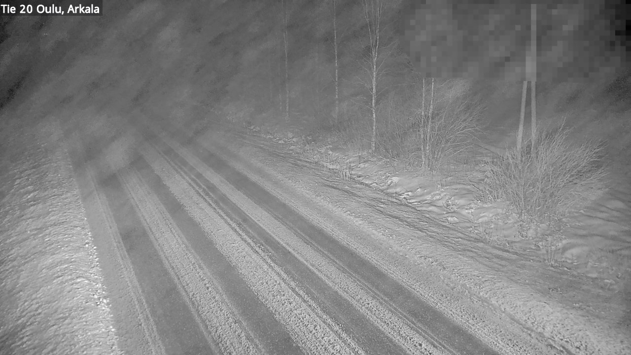 Weather Camera Image Road 20 Oulu, Arkala, Oulu, Pohjois-Pohjanmaa