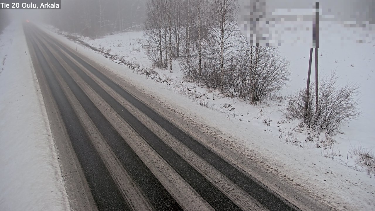 Weather Camera Image Road 20 Oulu, Arkala, Oulu, Pohjois-Pohjanmaa