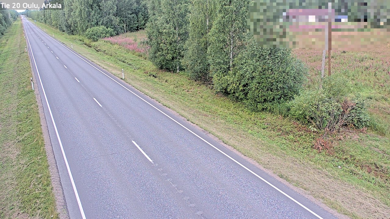 Weather Camera Image Road 20 Oulu, Arkala, Oulu, Pohjois-Pohjanmaa