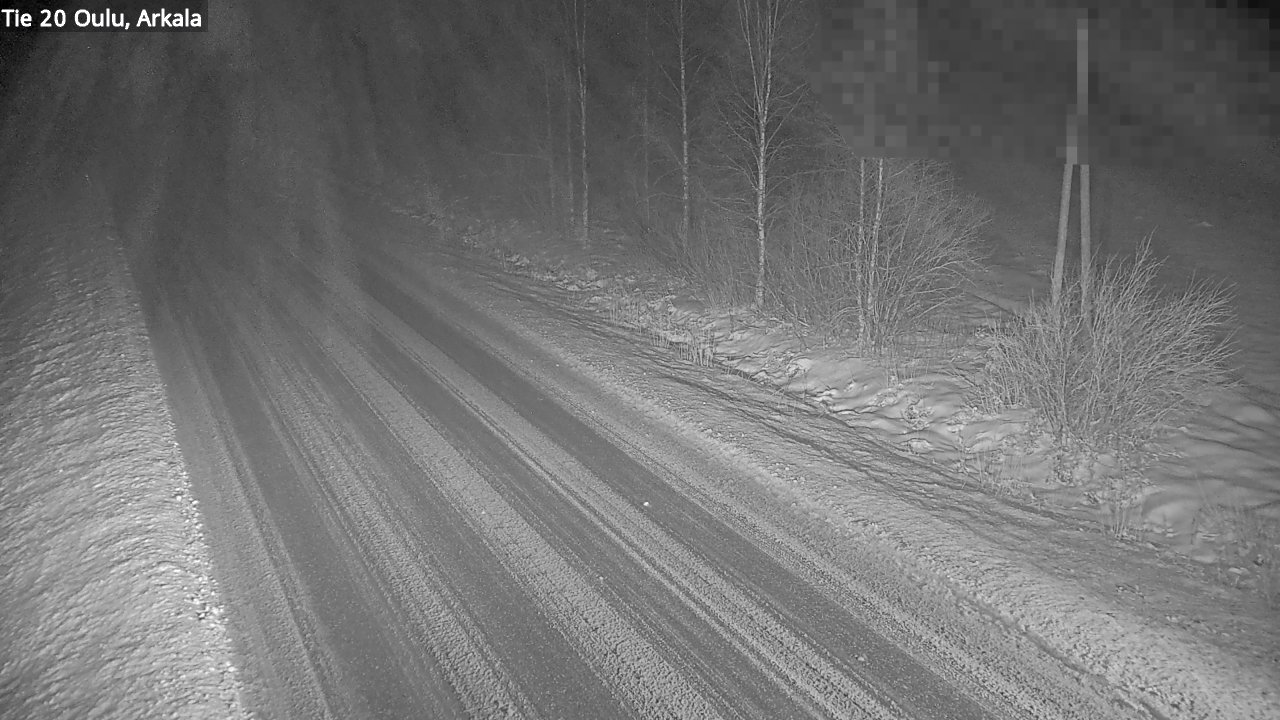 Weather Camera Image Road 20 Oulu, Arkala, Oulu, Pohjois-Pohjanmaa