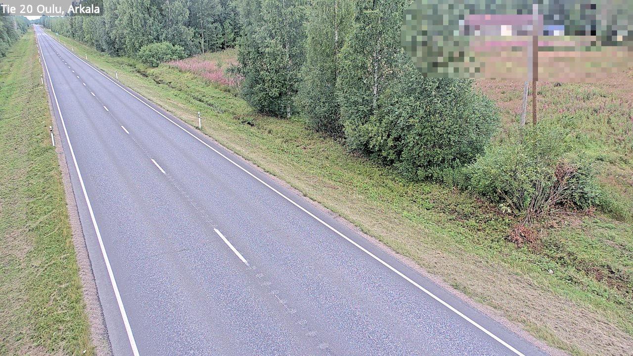 Weather Camera Image Road 20 Oulu, Arkala, Oulu, Pohjois-Pohjanmaa