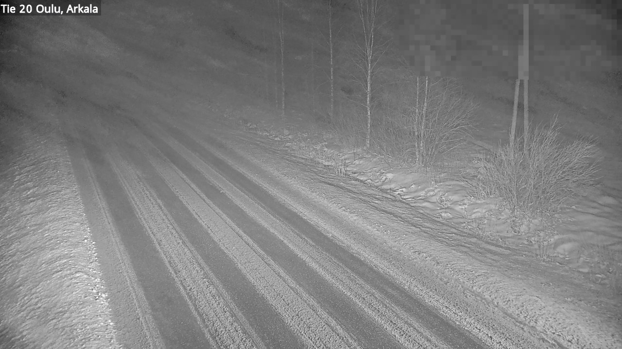 Weather Camera Image Road 20 Oulu, Arkala, Oulu, Pohjois-Pohjanmaa