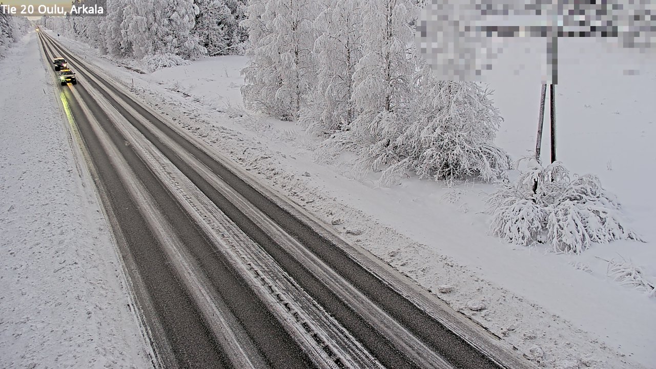 Weather Camera Image Road 20 Oulu, Arkala, Oulu, Pohjois-Pohjanmaa