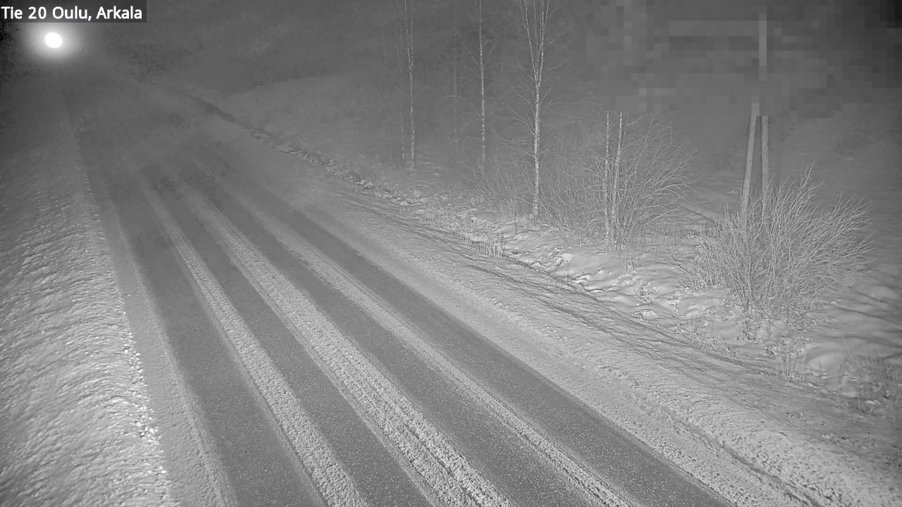 Weather Camera Image Väg 20 Oulu, Arkala, Oulu, Pohjois-Pohjanmaa