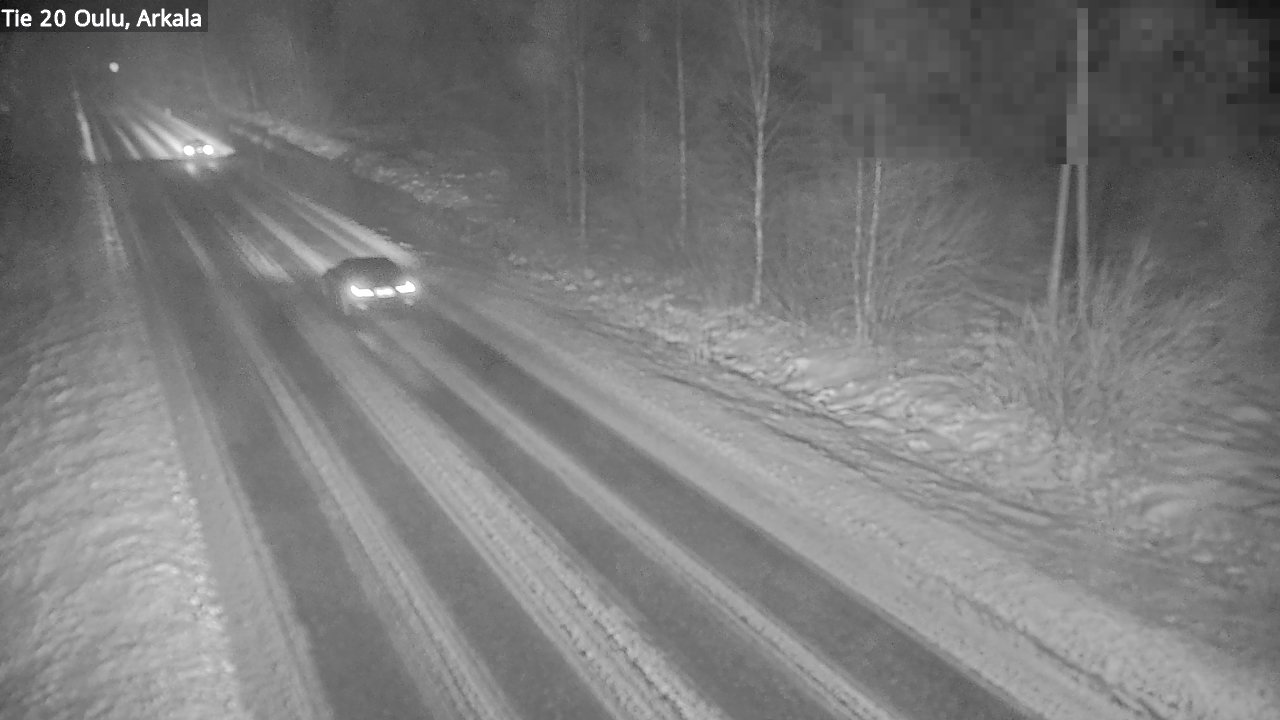 Weather Camera Image Väg 20 Oulu, Arkala, Oulu, Pohjois-Pohjanmaa