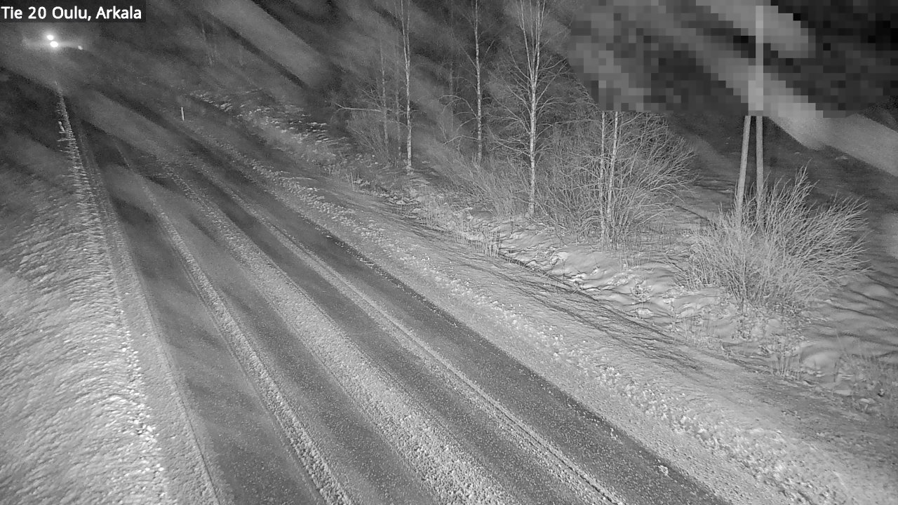 Weather Camera Image Väg 20 Oulu, Arkala, Oulu, Pohjois-Pohjanmaa