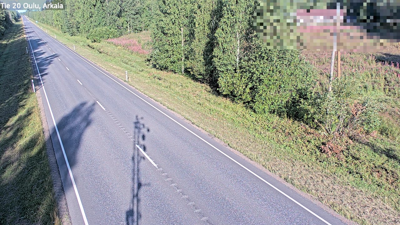 Weather Camera Image Road 20 Oulu, Arkala, Oulu, Pohjois-Pohjanmaa