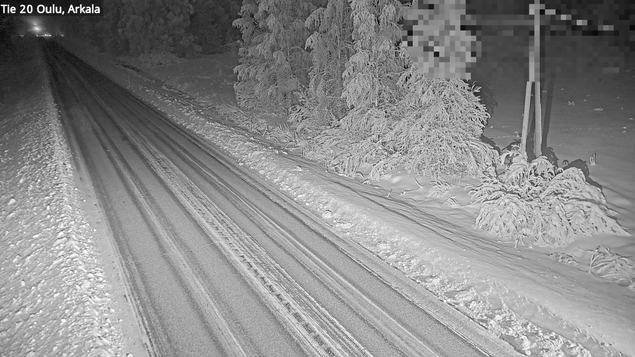 Weather Camera Image Road 20 Oulu, Arkala, Oulu, Pohjois-Pohjanmaa