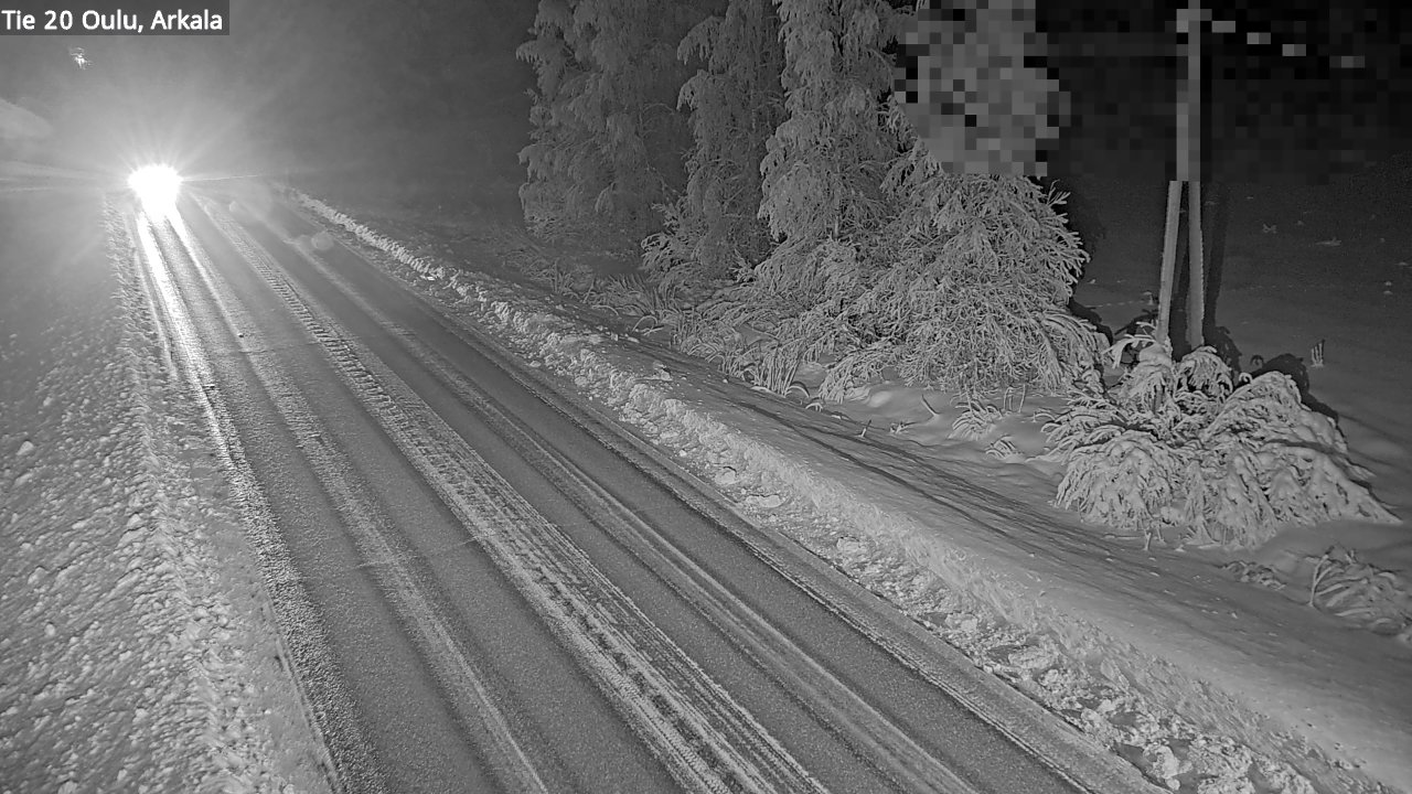 Weather Camera Image Road 20 Oulu, Arkala, Oulu, Pohjois-Pohjanmaa