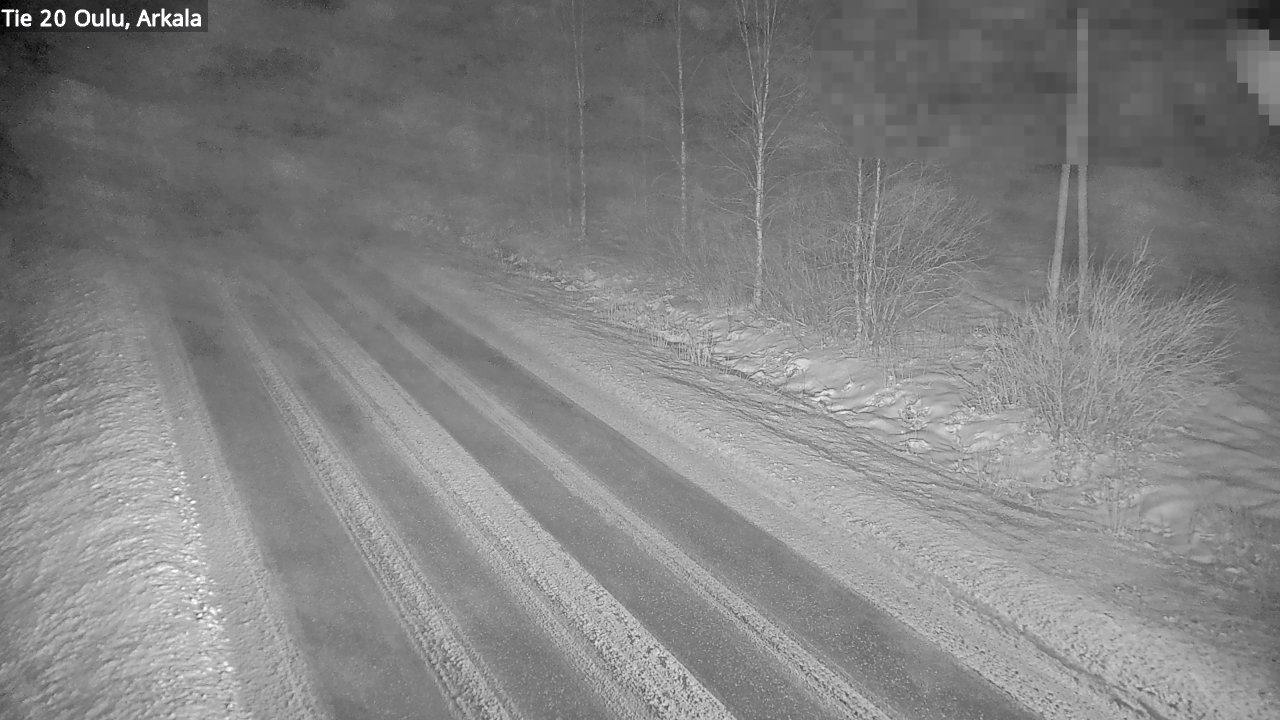 Weather Camera Image Väg 20 Oulu, Arkala, Oulu, Pohjois-Pohjanmaa