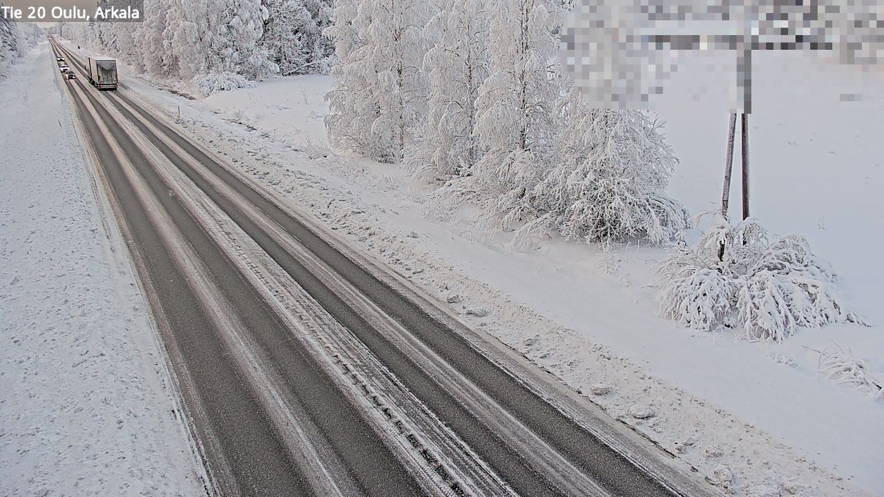 Weather Camera Image Road 20 Oulu, Arkala, Oulu, Pohjois-Pohjanmaa