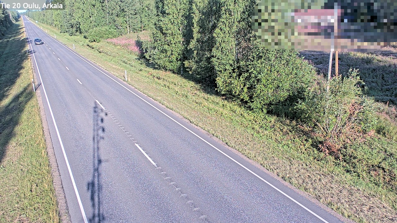 Weather Camera Image Road 20 Oulu, Arkala, Oulu, Pohjois-Pohjanmaa