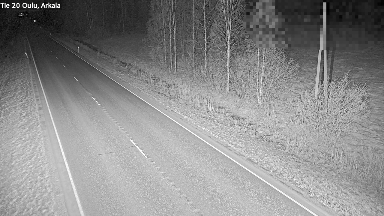 Weather Camera Image Väg 20 Oulu, Arkala, Oulu, Pohjois-Pohjanmaa