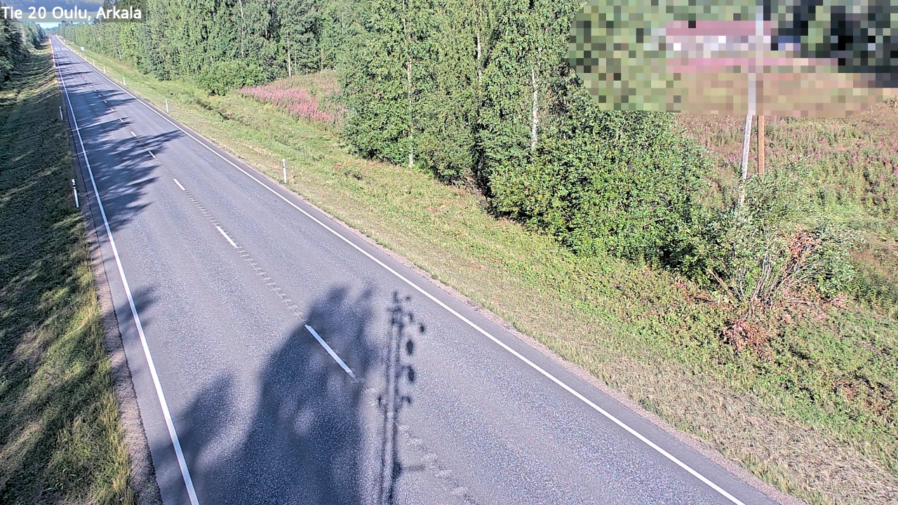 Weather Camera Image Road 20 Oulu, Arkala, Oulu, Pohjois-Pohjanmaa
