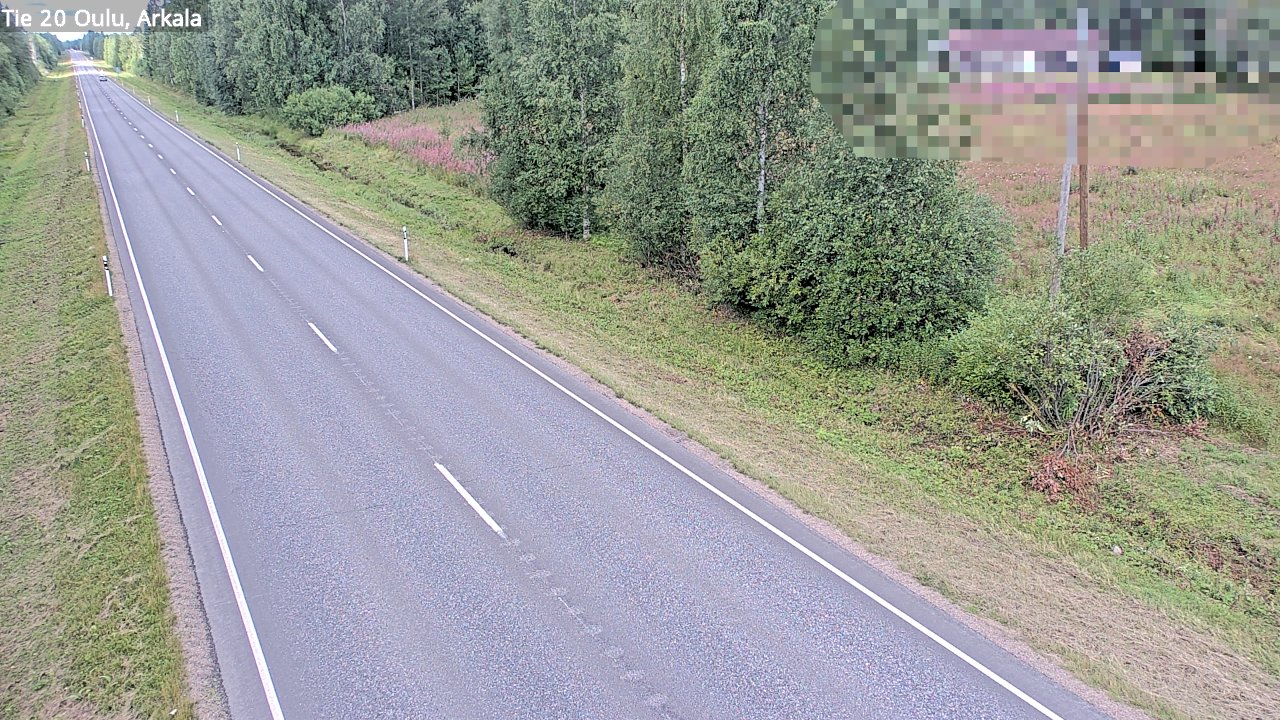 Weather Camera Image Road 20 Oulu, Arkala, Oulu, Pohjois-Pohjanmaa