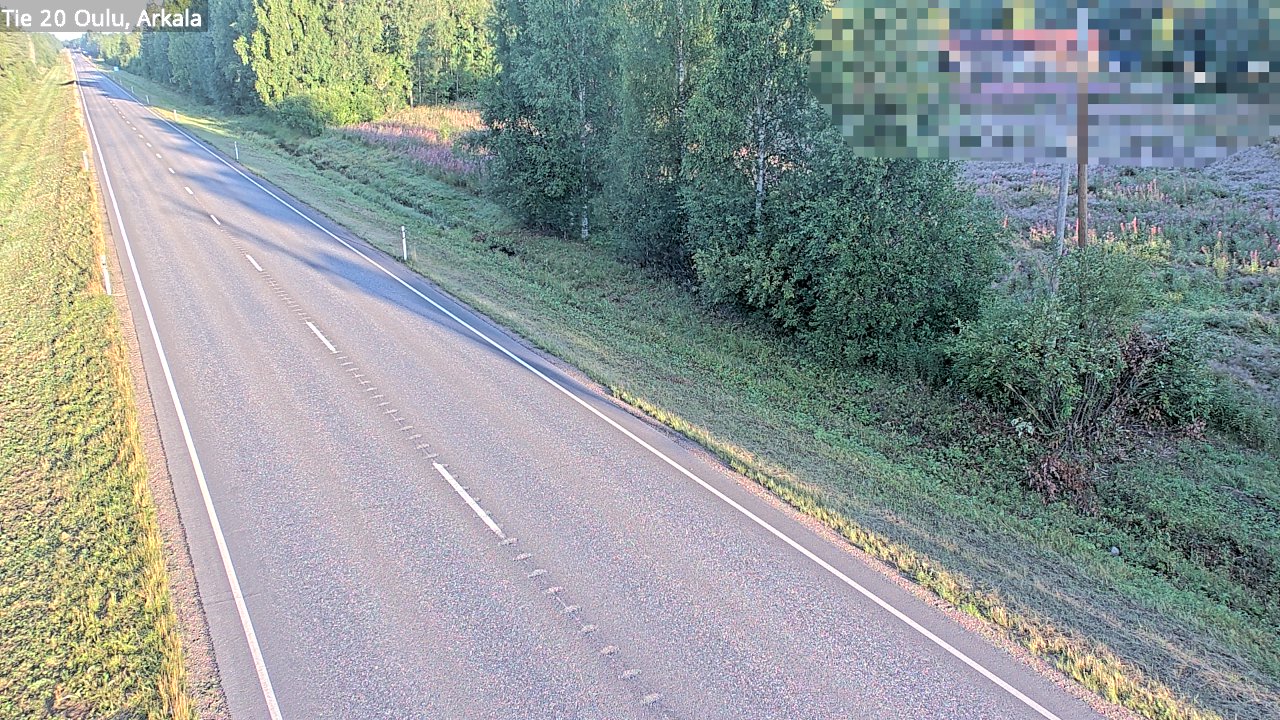Weather Camera Image Road 20 Oulu, Arkala, Oulu, Pohjois-Pohjanmaa