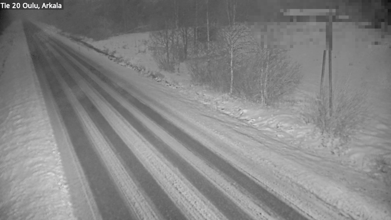 Weather Camera Image Road 20 Oulu, Arkala, Oulu, Pohjois-Pohjanmaa
