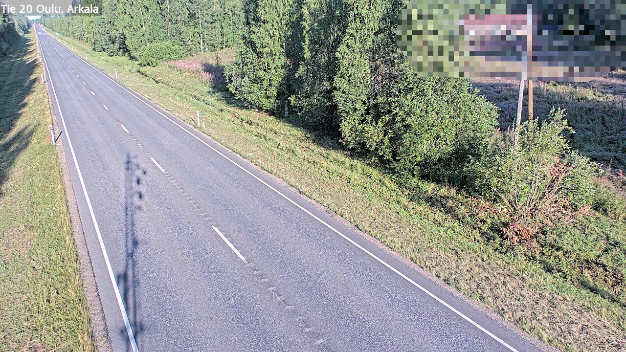 Weather Camera Image Road 20 Oulu, Arkala, Oulu, Pohjois-Pohjanmaa