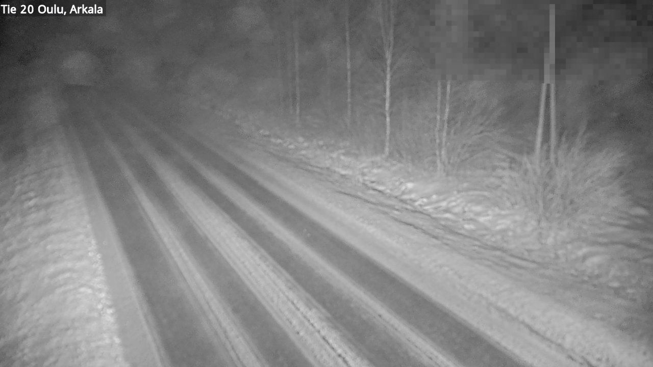 Weather Camera Image Väg 20 Oulu, Arkala, Oulu, Pohjois-Pohjanmaa