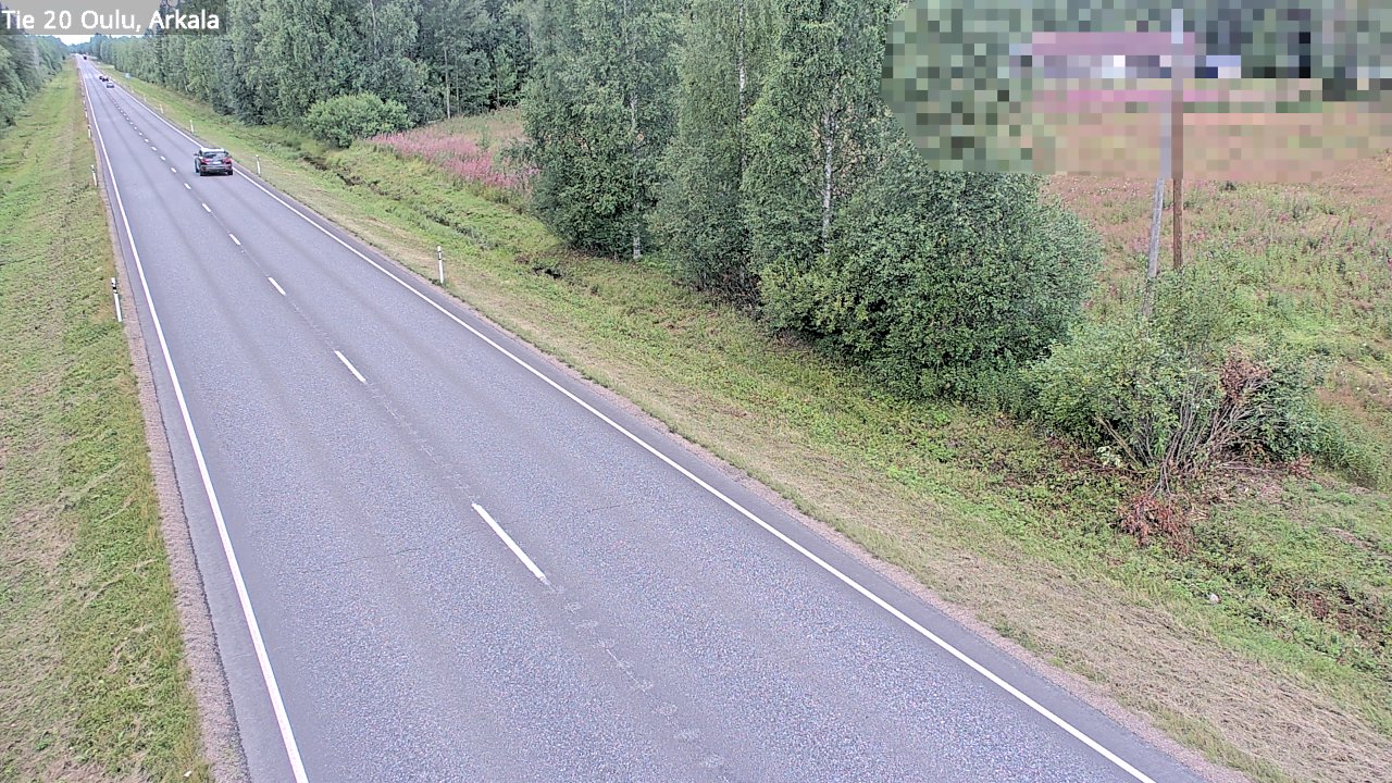 Weather Camera Image Road 20 Oulu, Arkala, Oulu, Pohjois-Pohjanmaa